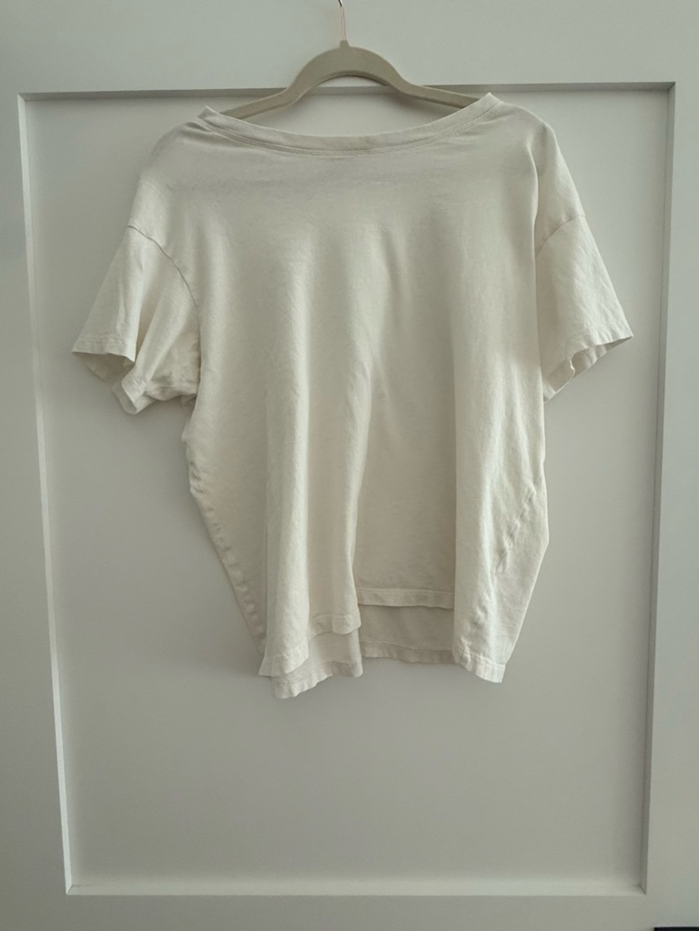 Madewell softfade oversized tee ecru (s)